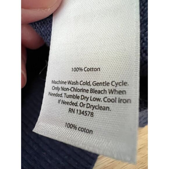 VINEYARD VINES QUARTER ZIP SOFT PREPPY KNIT CASUAL PREMIUM SWEATER BOYS XL (18) - Picture 4 of 4